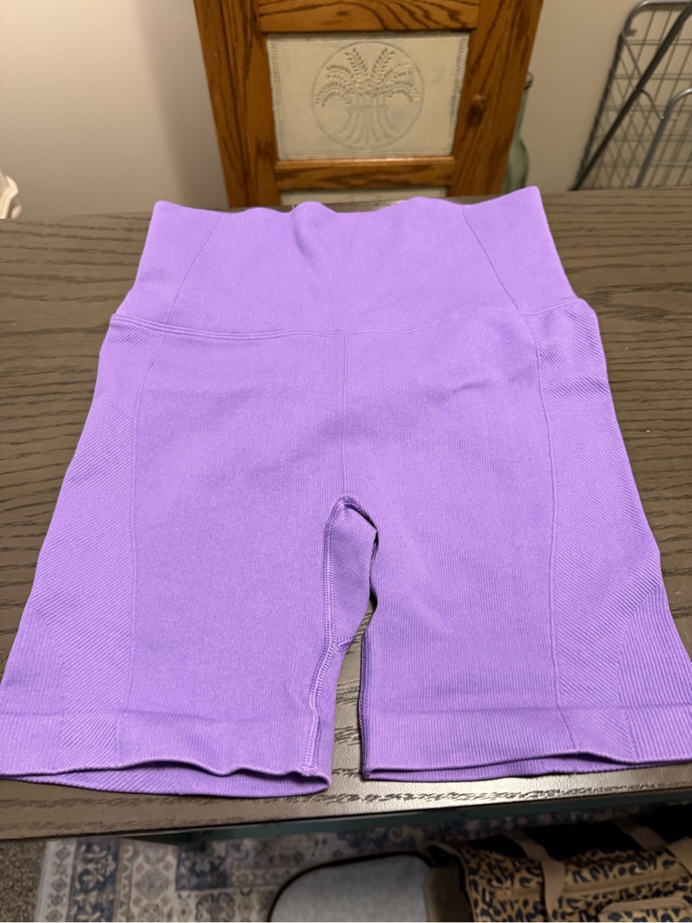 Target Lavender High-Waist Seamless Bike Shorts, heavy duty stretch material